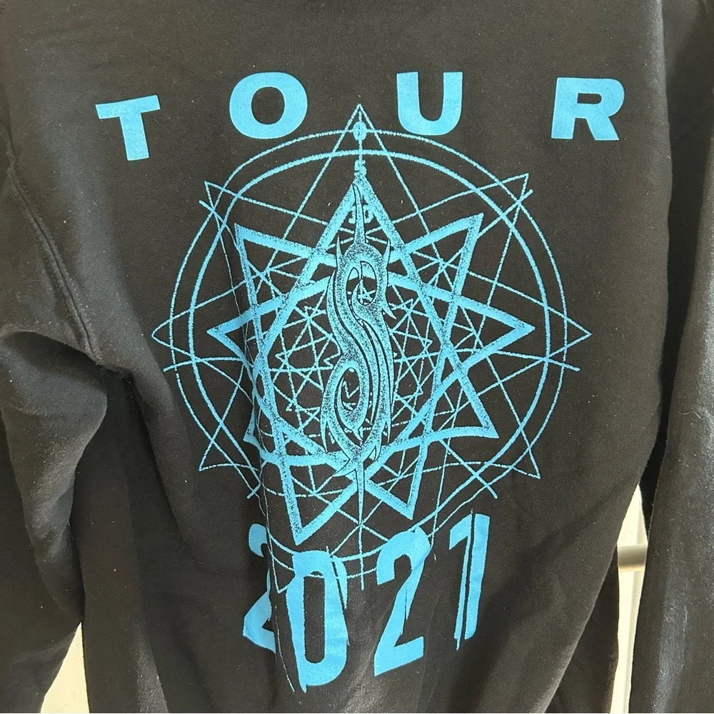 Slipknot 2021 tour hoodie with blue graphic - Picture 7 of 8